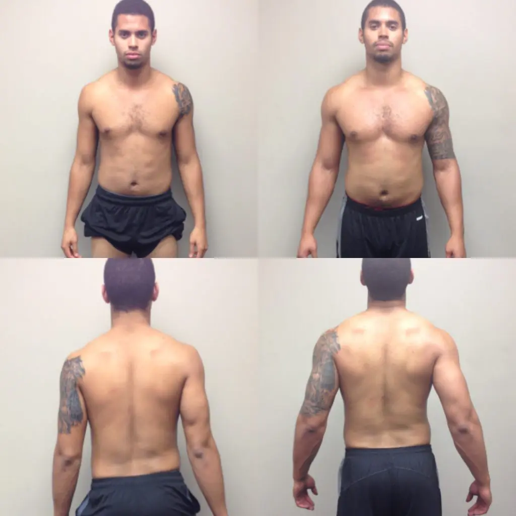 Austin Levi transformation at MECA gym