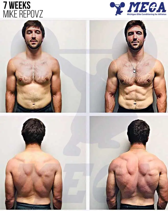 Mike Repvoz transformation at MECA gym