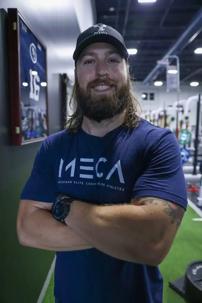 Chris, Assitant Strength Training coach at MECA NOVI