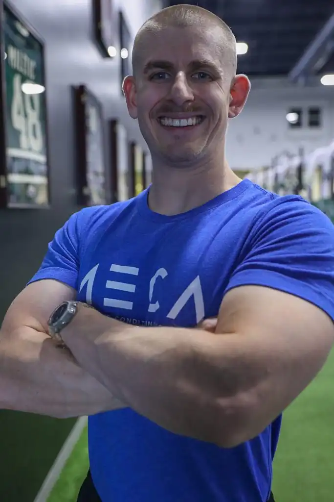 Evan is a personal trainer who works at MECA