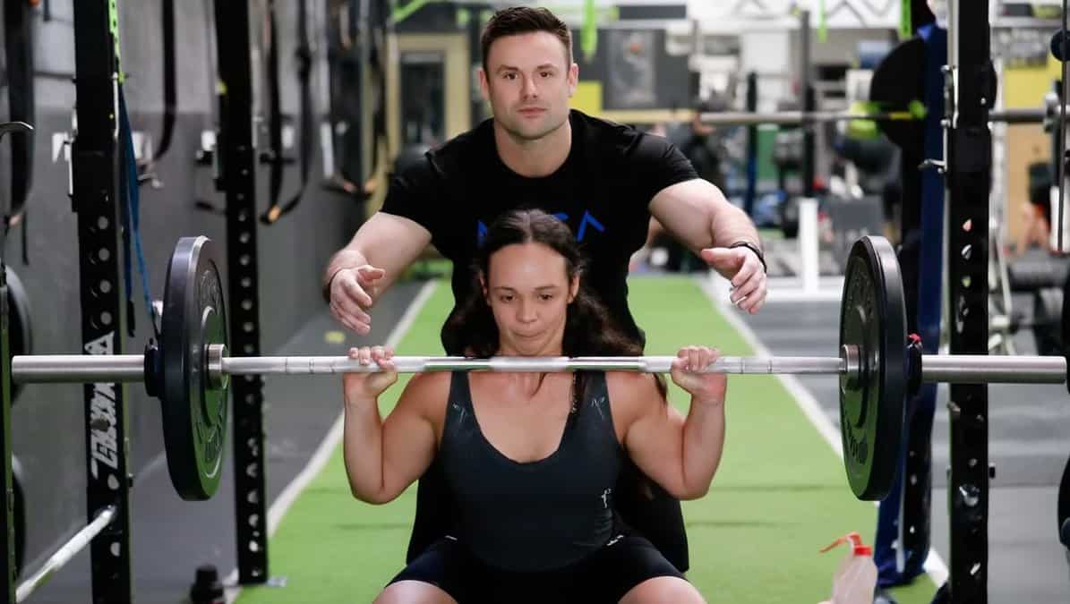 MECA Squat Coaching David Lawrence coaching barbell squat technique