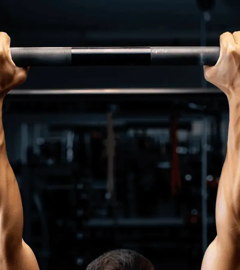 Dead hang grip training