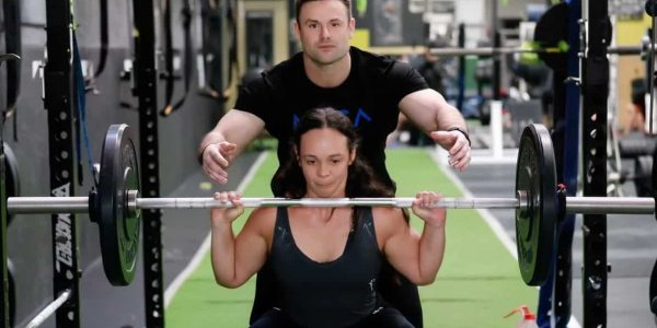 MECA Squat Coaching David Lawrence coaching barbell squat technique